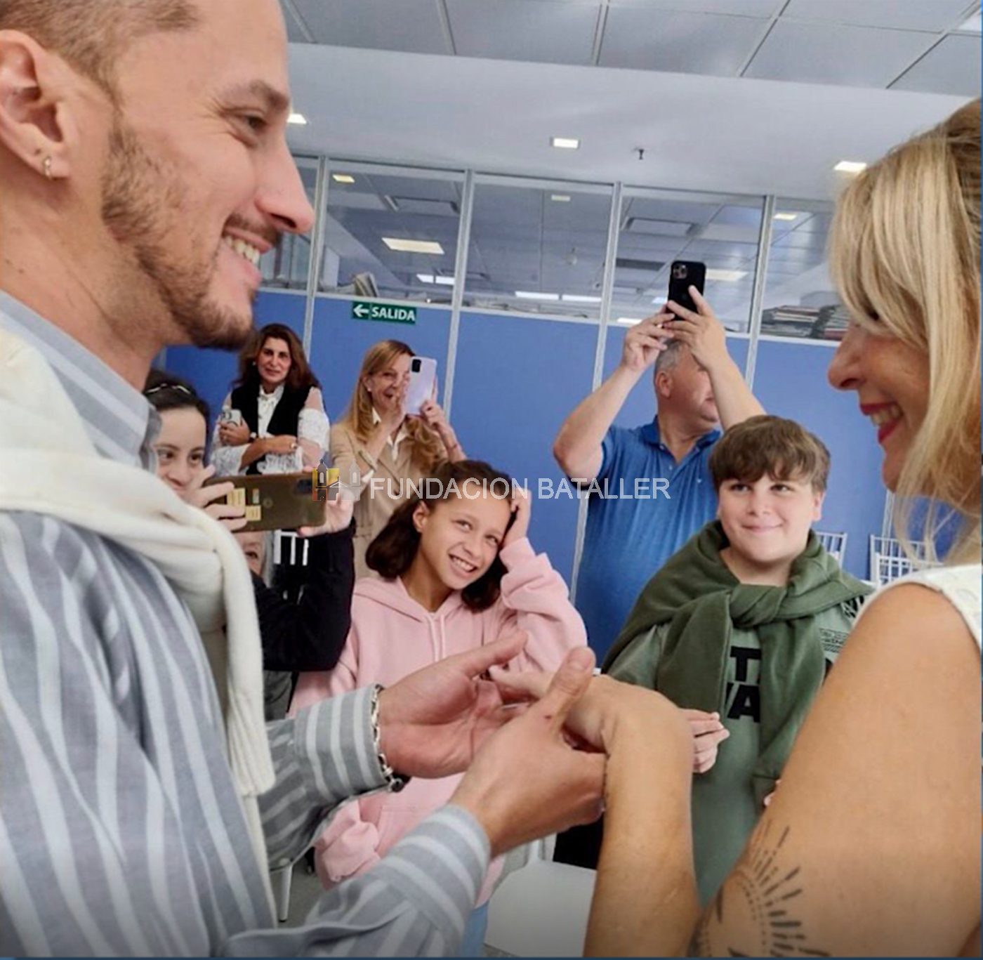 Imagen del casamiento de Soledad Tassi y a Óscar Javier Calderón Bernal