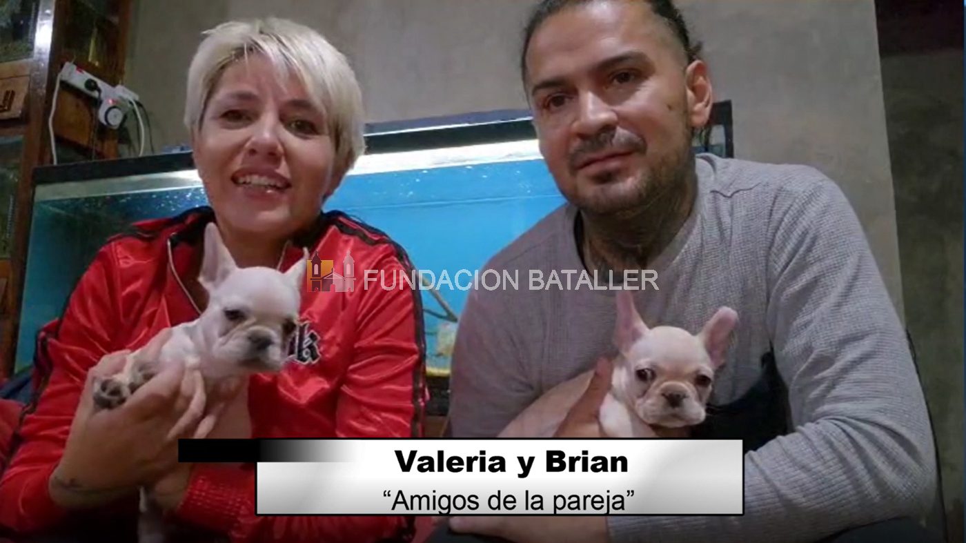 Valeria y Brian, amigos de la pareja de Soledad y de Óscar