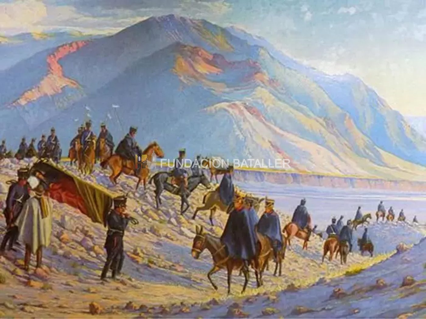 San Martín sufría de una úlcera estomacal sangrante por lo que a veces debía ser trasladado en camilla.