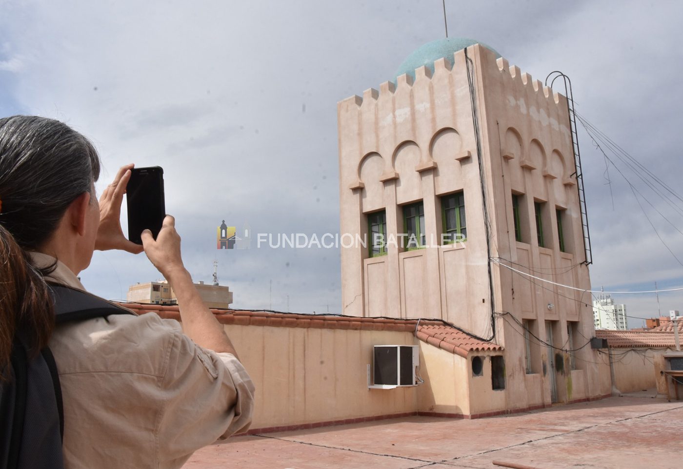 La cúpula del edificio del Club Sirio Libanés