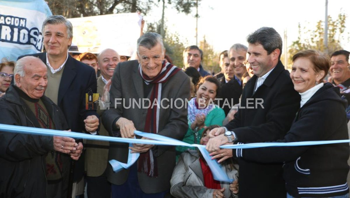 Gioja anunció la realización del Centro Comercial a cielo abierto