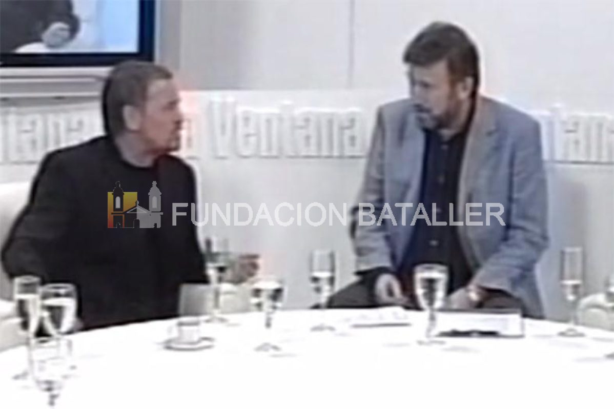 Franco Simone en La Ventana junto a Claudia Pirán y Juan Carlos Bataller