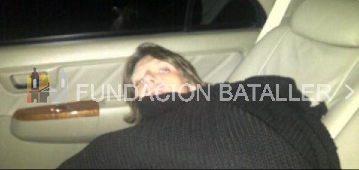 Así durmió Fantino por seducir a una "bomba"
