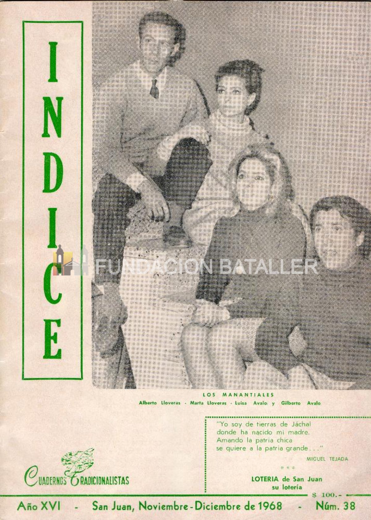 Los Manantiales. Una marca distintiva del folclore cuyano