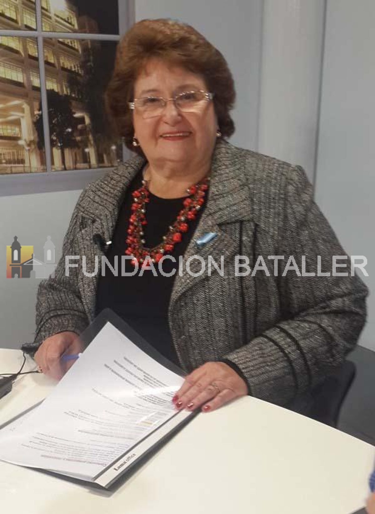 Ana María Nieto de García, docente universitaria, ex ministra de Educación, directora del proyecto Manuales de la Fundación Bataller  es integrante del jurado del Concurso de Preguntas y Respuestas del programa La Ventana.