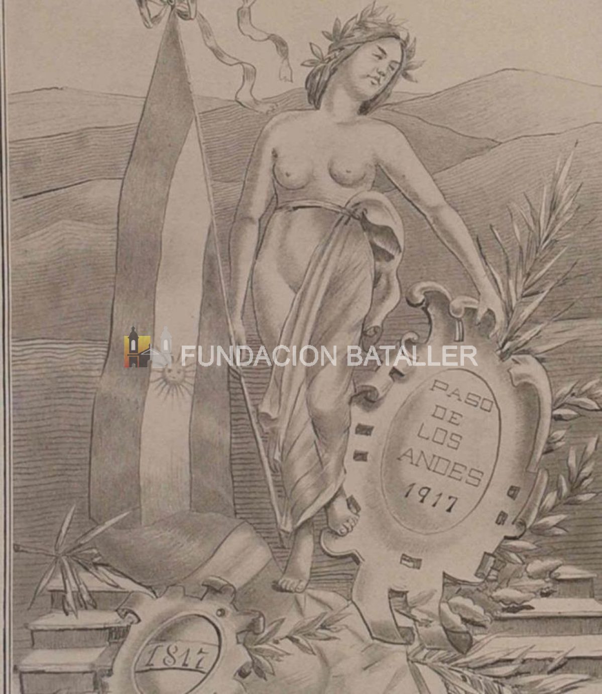 1917. El centenario de la gesta del Cruce de los Andes fue celebrado sin fondos, con una revista y también un reclamo