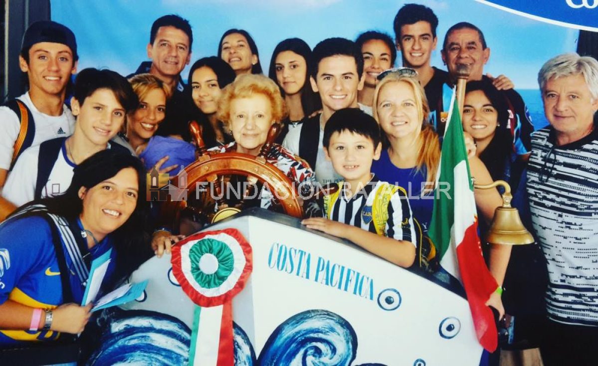 Rosita Marcucci festejó sus 80 en un crucero 