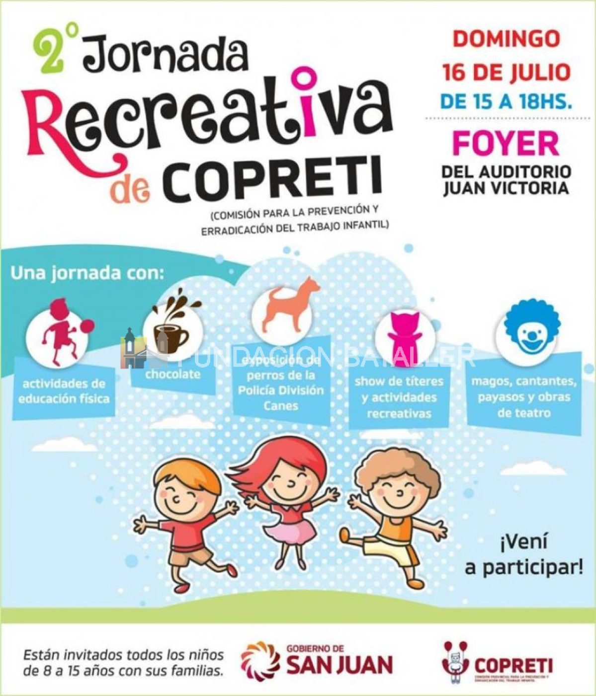 Jornada de sensibilización  contra del trabajo infantil 