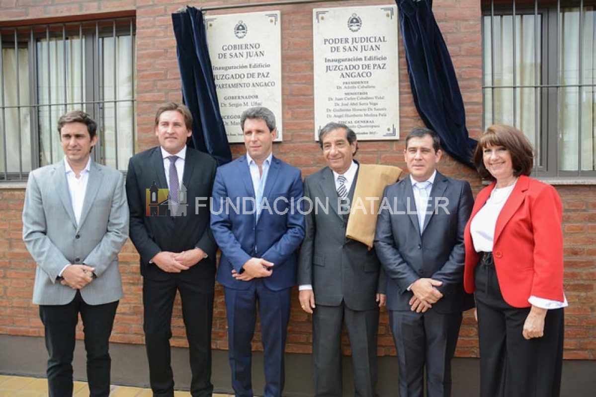 Inauguraron el Juzgado de Paz de Angaco
