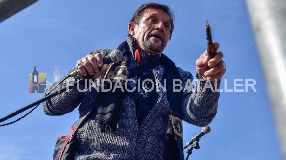 Detuvieron a un hombre que tenía un cuchillo durante el acto a la Bandera