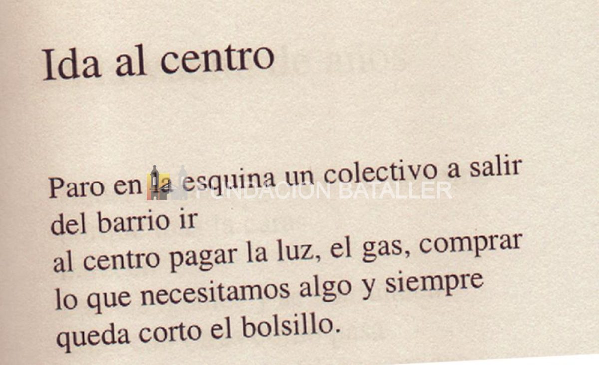 Ida al centro