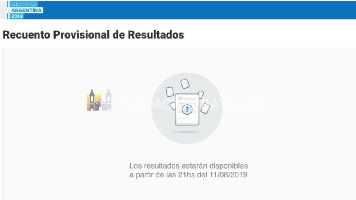 Se demoran los datos y denuncian que se cayó el sistema
