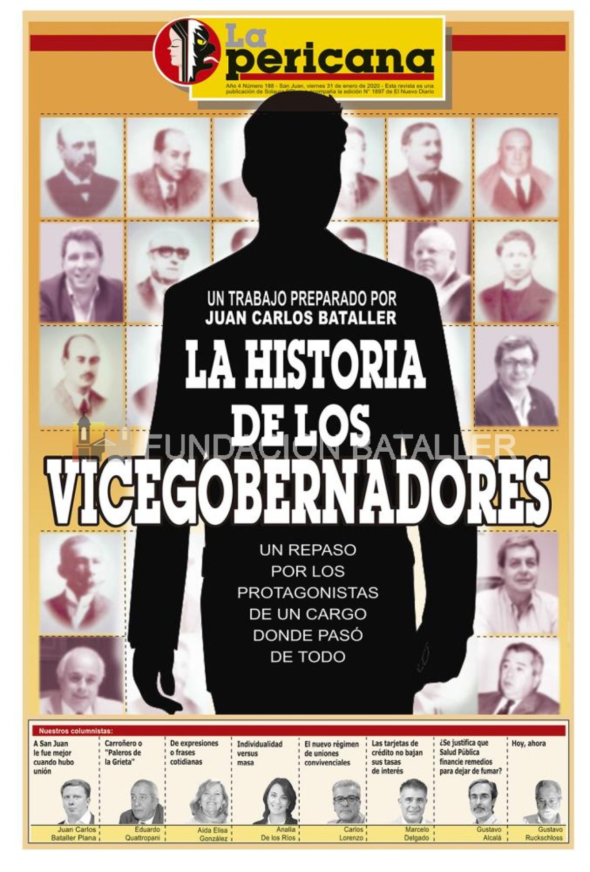 La historia de los vicegobernadores. Trabajo preparado por Juan Carlos Bataller