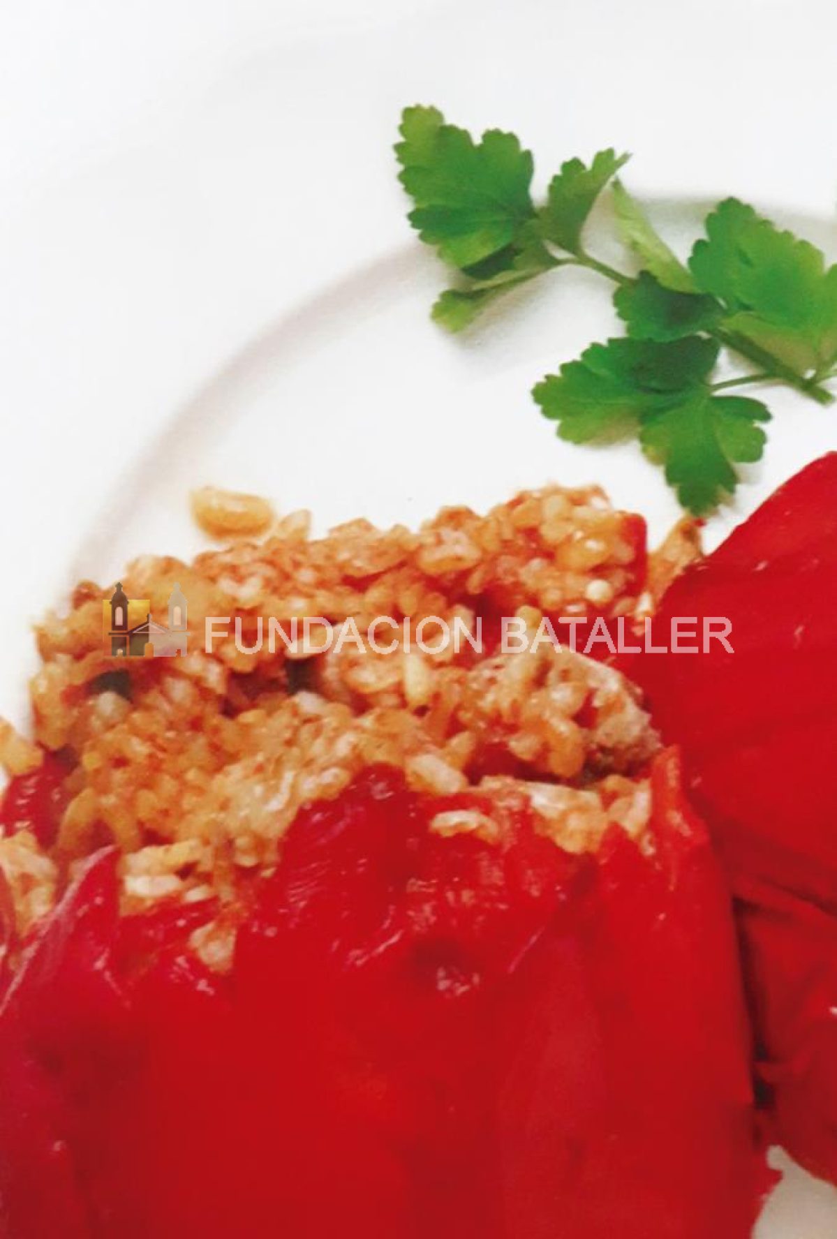 Pimientos rellenos de arroz*