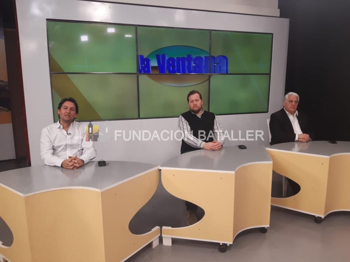 Andrés Díaz Cano, Sebastián Varea y Javier Peñate, en La Ventana