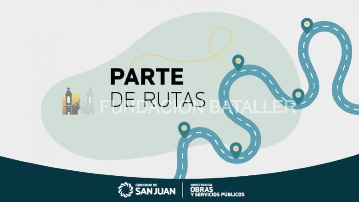 Estado de las rutas en San Juan

