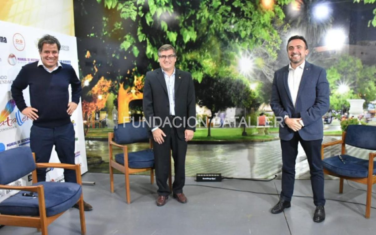 Facundo Manes visitó la sede de la Fundación Bataller. Ver video de la entrevista