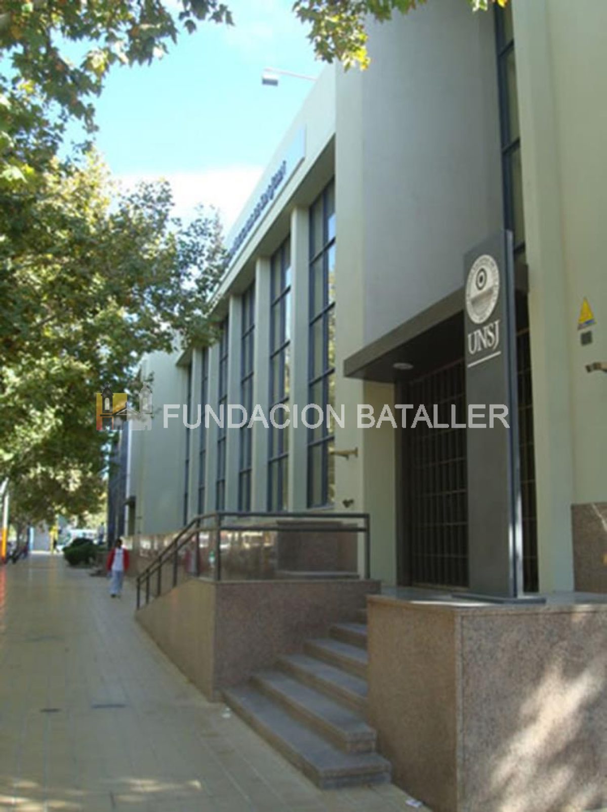 El edificio del rectorado de la Universidad Nacional de San Juan