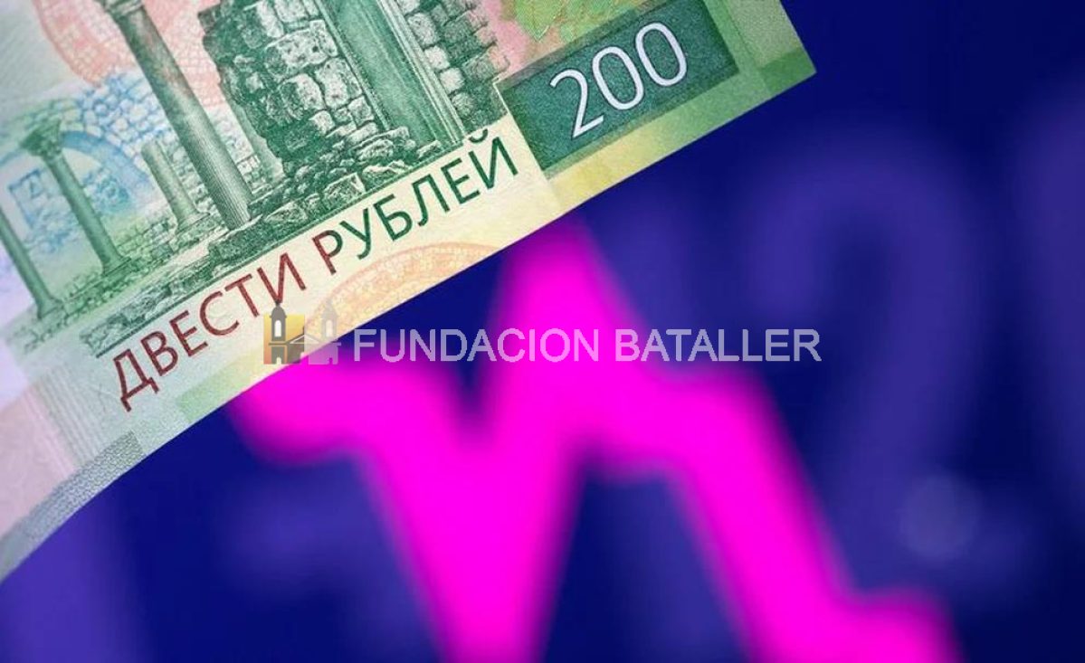 La moneda rusa ya vale menos que 1 peso argentino