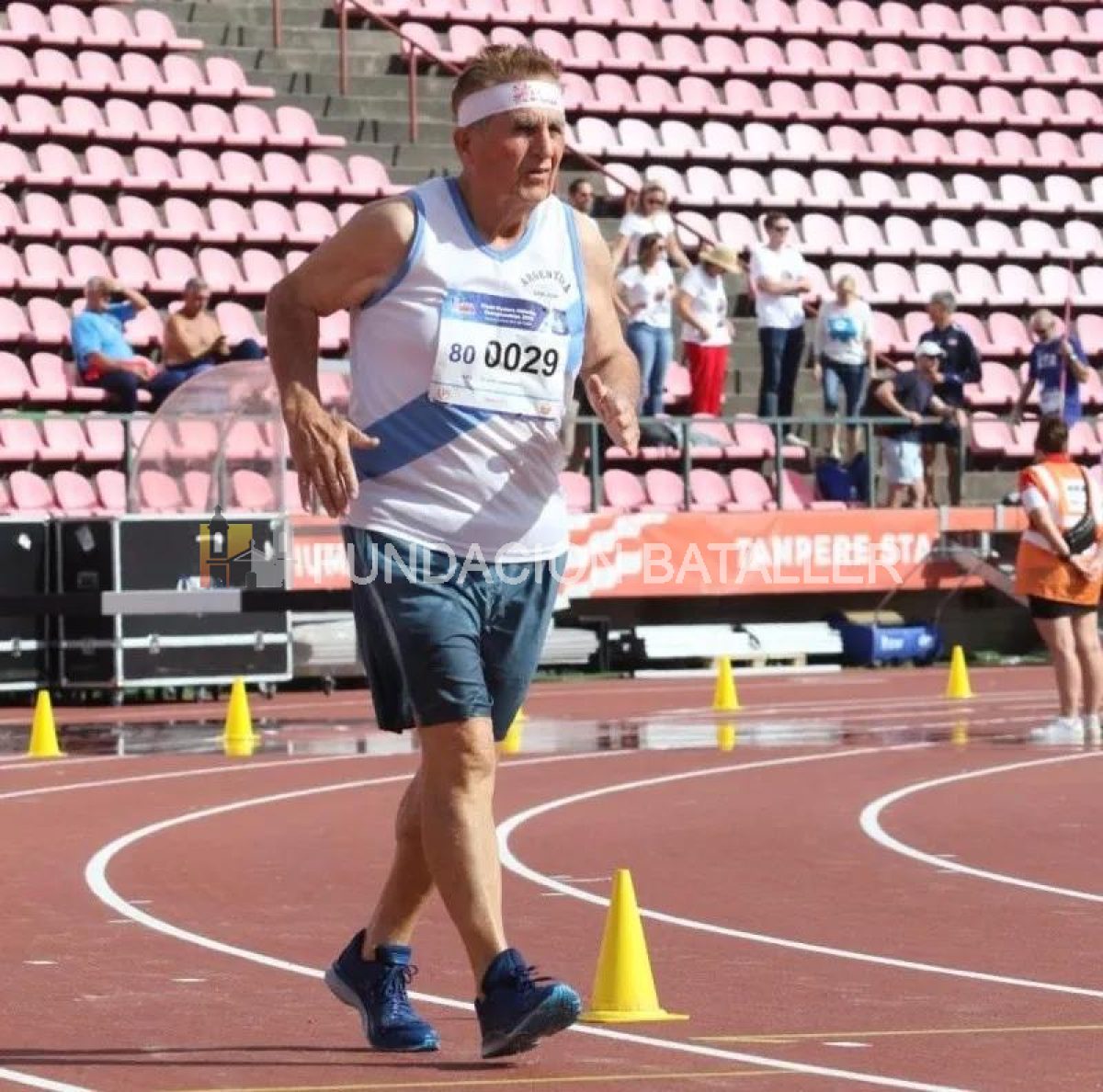 Ricardo Lampasona. El atleta sanjuanino en el mundial de Finlandia