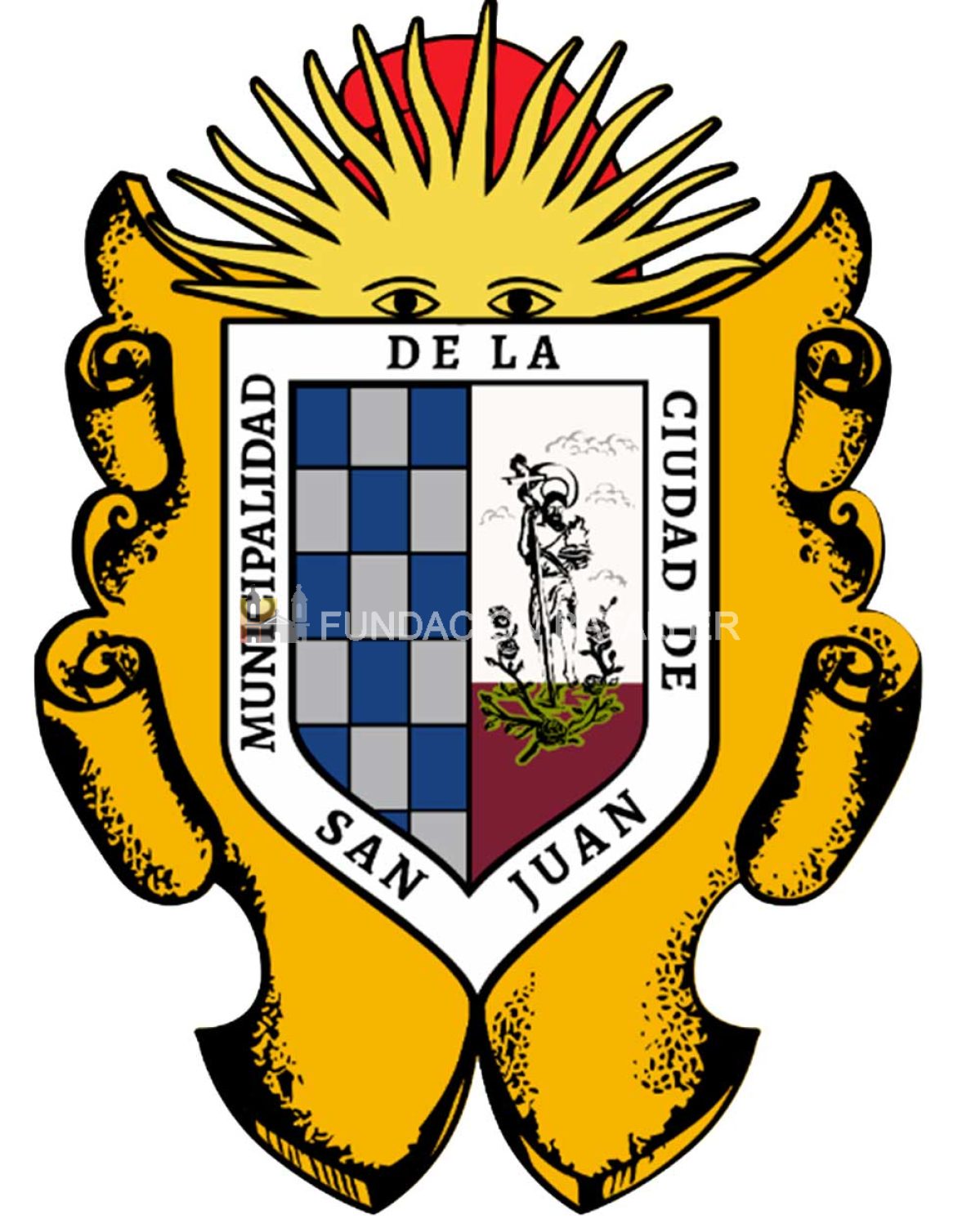 Escudo de la ciudad de San Juan. Su origen e historia