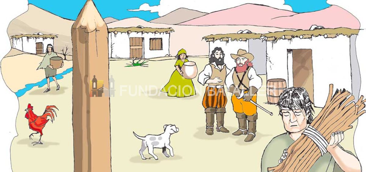 Veintitrés casas y una iglesia