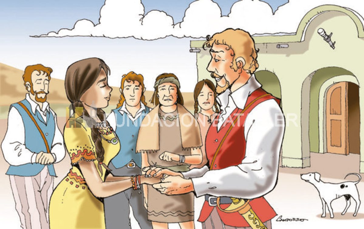 El primer matrimonio del poblado