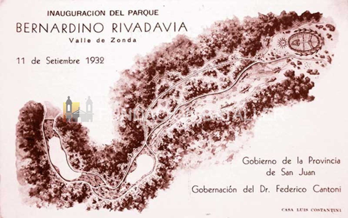 La inauguración del Parque Rivadavia