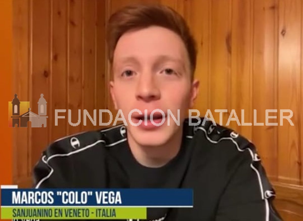 Marcos Vega, radicado en Veneto, Italia