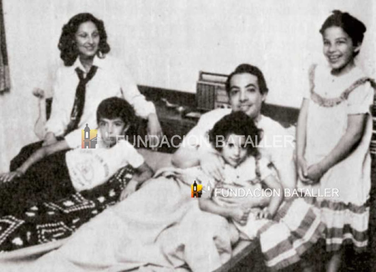 Mario Pereyra en familia