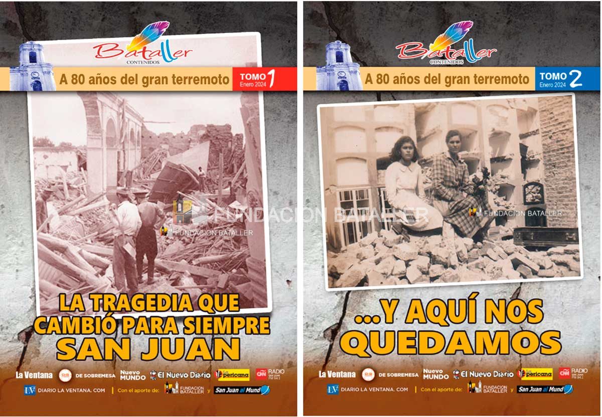 A 80 años del gran terremoto de 1944 – Tomos I y II
