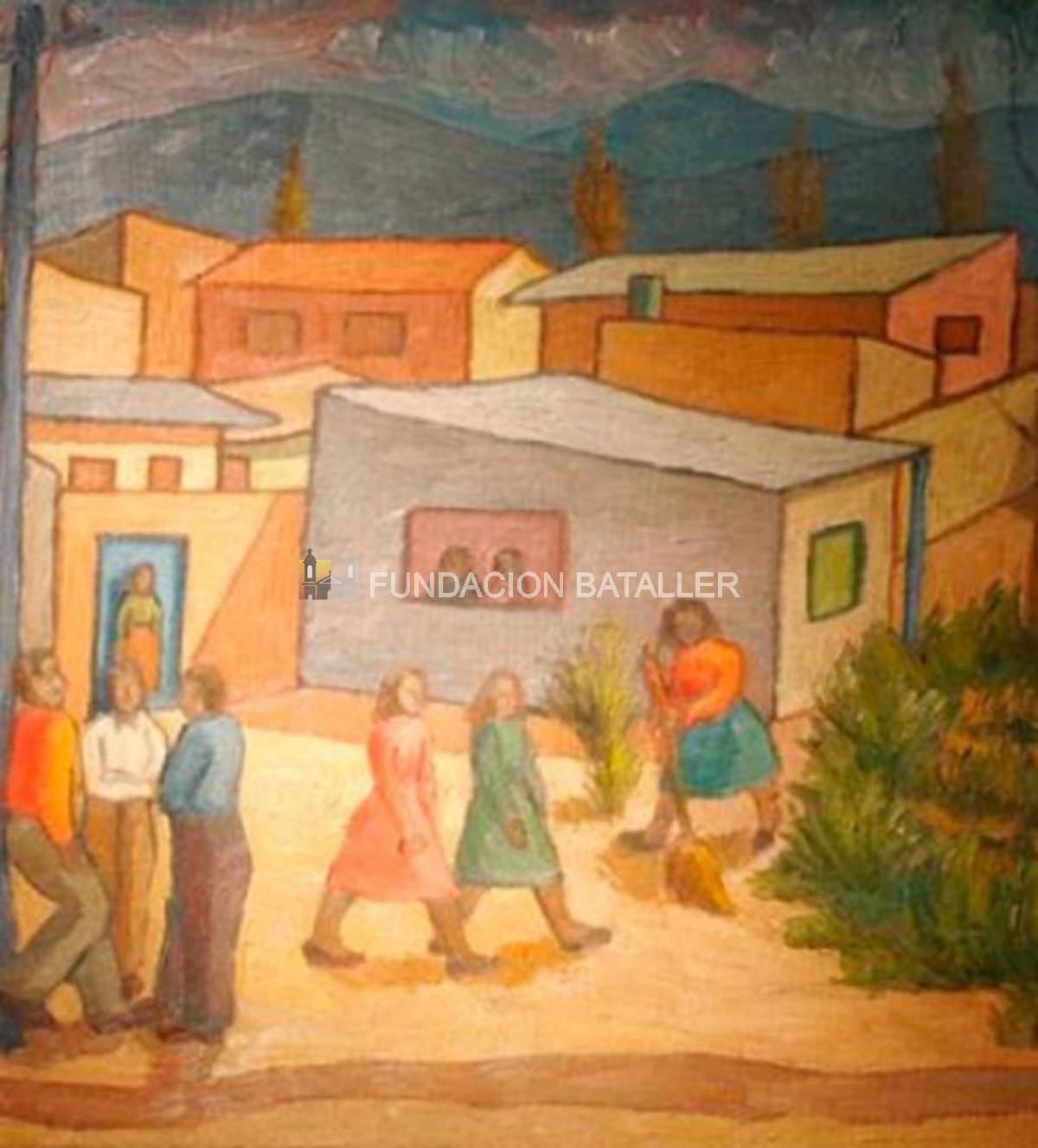 Américo Remigio López, pintor de formas simplificadas
