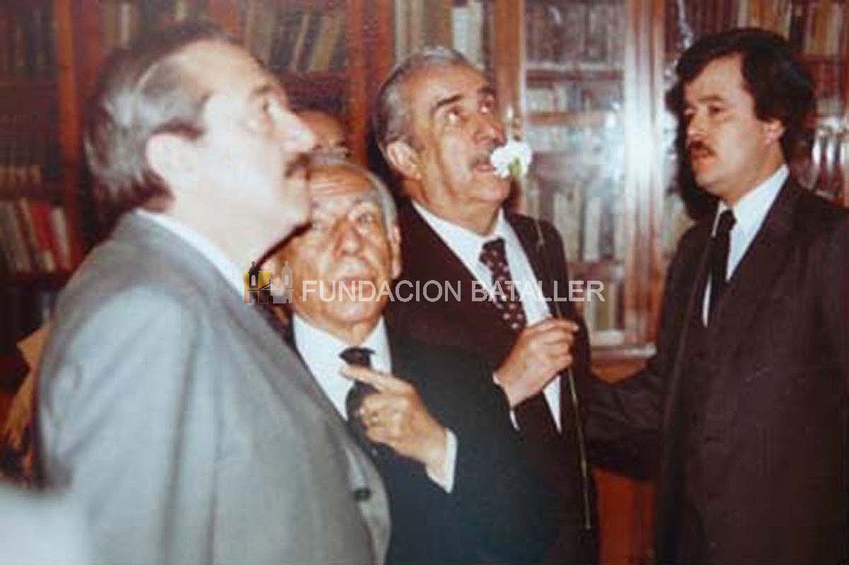 Alfonsín en la Casa Natal de Sarmiento