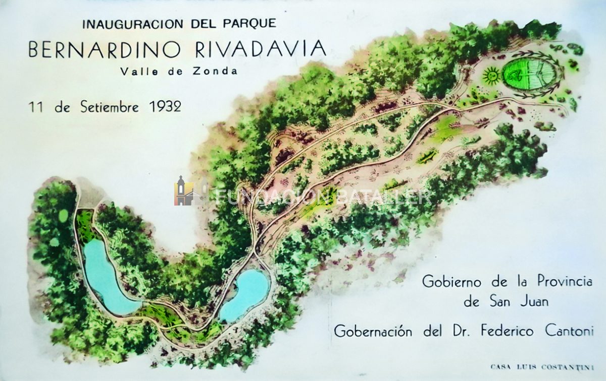 La inauguración del Parque Bernardino Rivadavia