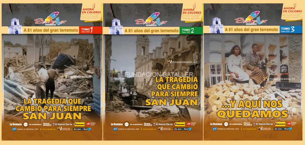 A 81 años del gran terremoto de 1944 – Tomos I, II y III