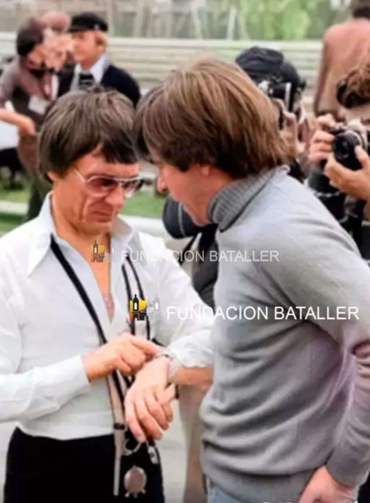 Zunino con Bernie Ecclestone