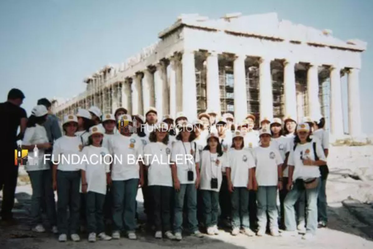 El Coro de Niños en Grecia año 1999