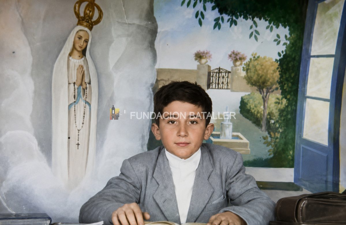 El padre Paquito, cuando llegó de España
