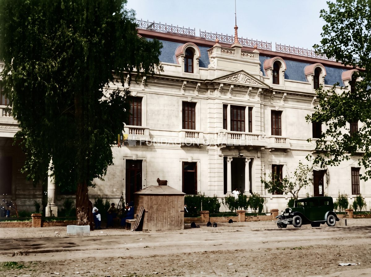 El edificio del Hospital Rawson