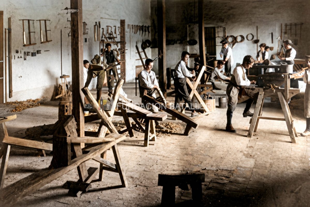 Alumnos de la Escuela Industrial