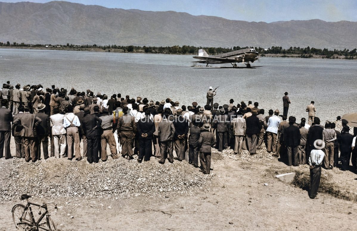 El primer Douglas que aterrizó en Pocito