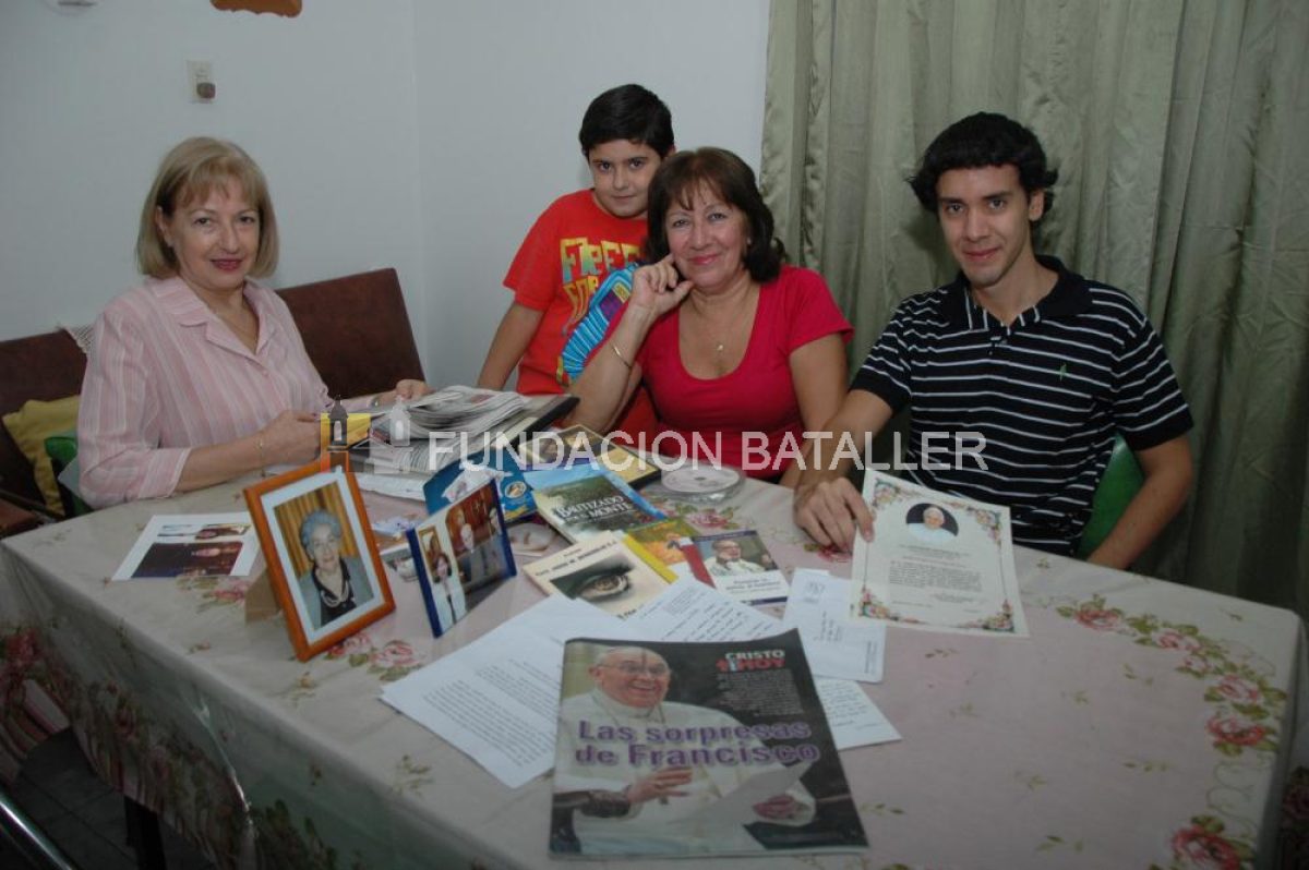 La familia sanjuanina amiga del Papa Francisco