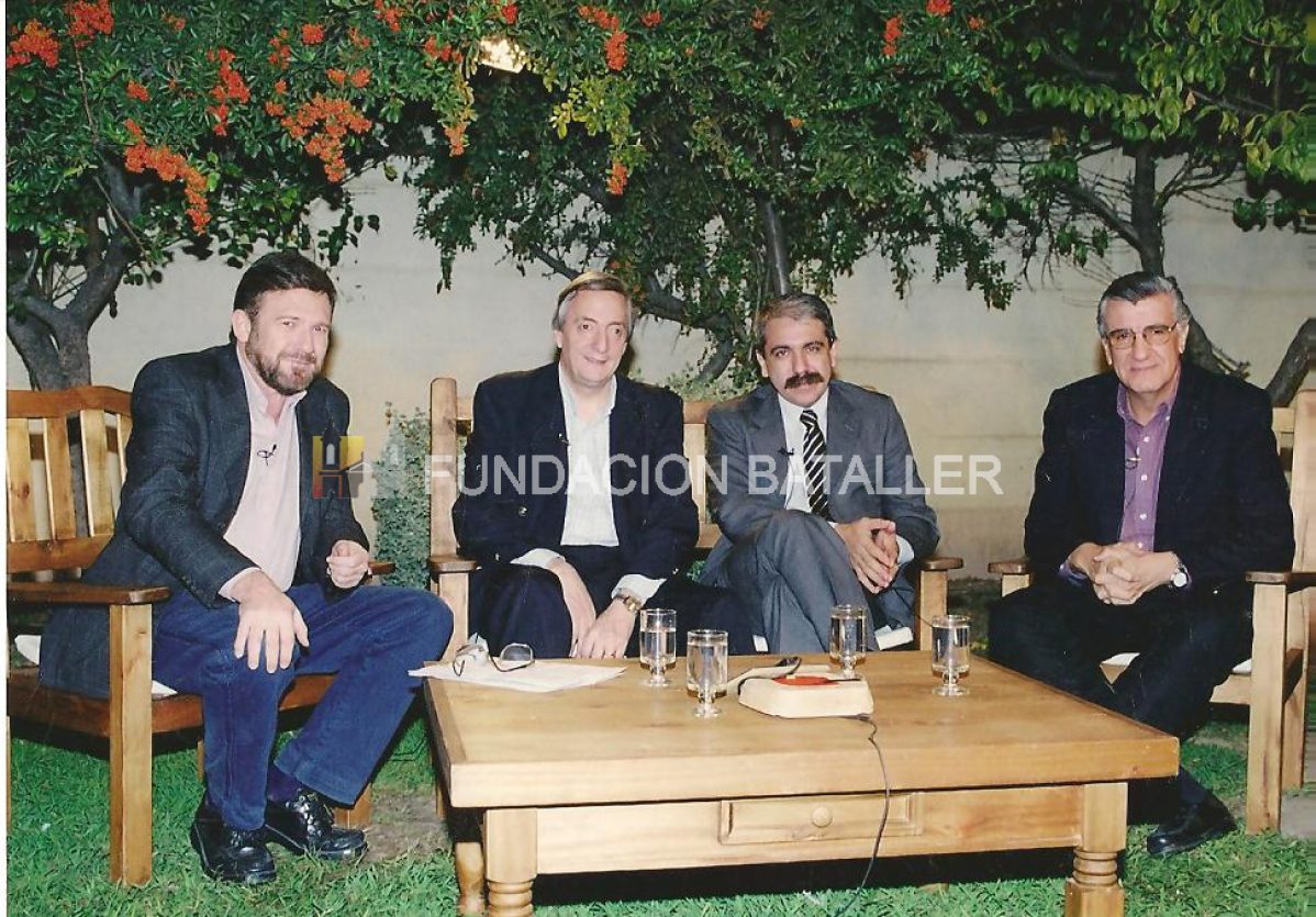 Néstor Kirchner en La Ventana cuando fue candidato presidencial en el 2003