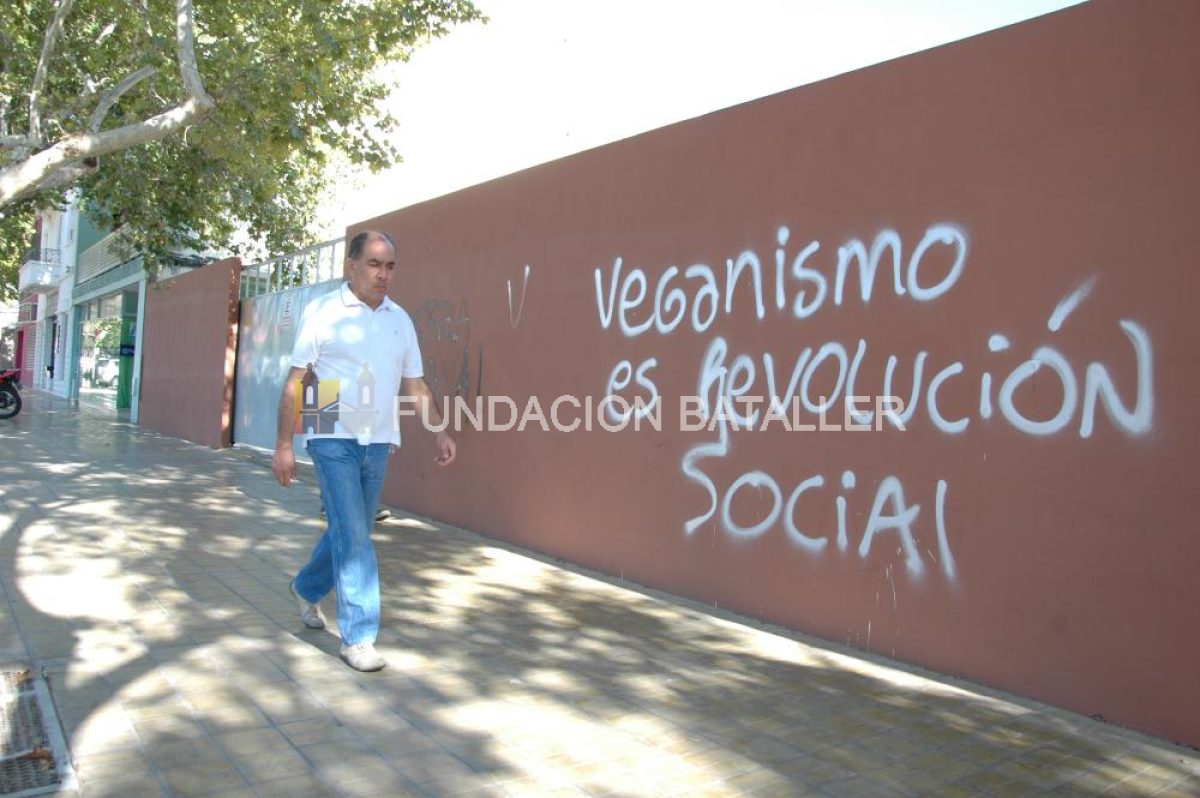 Los veganos: ¿filosofía de vida o pintadores de muros?