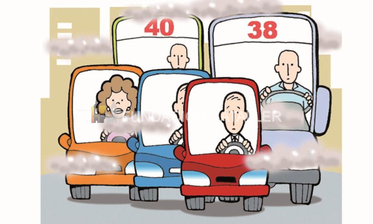 El tránsito en el centro