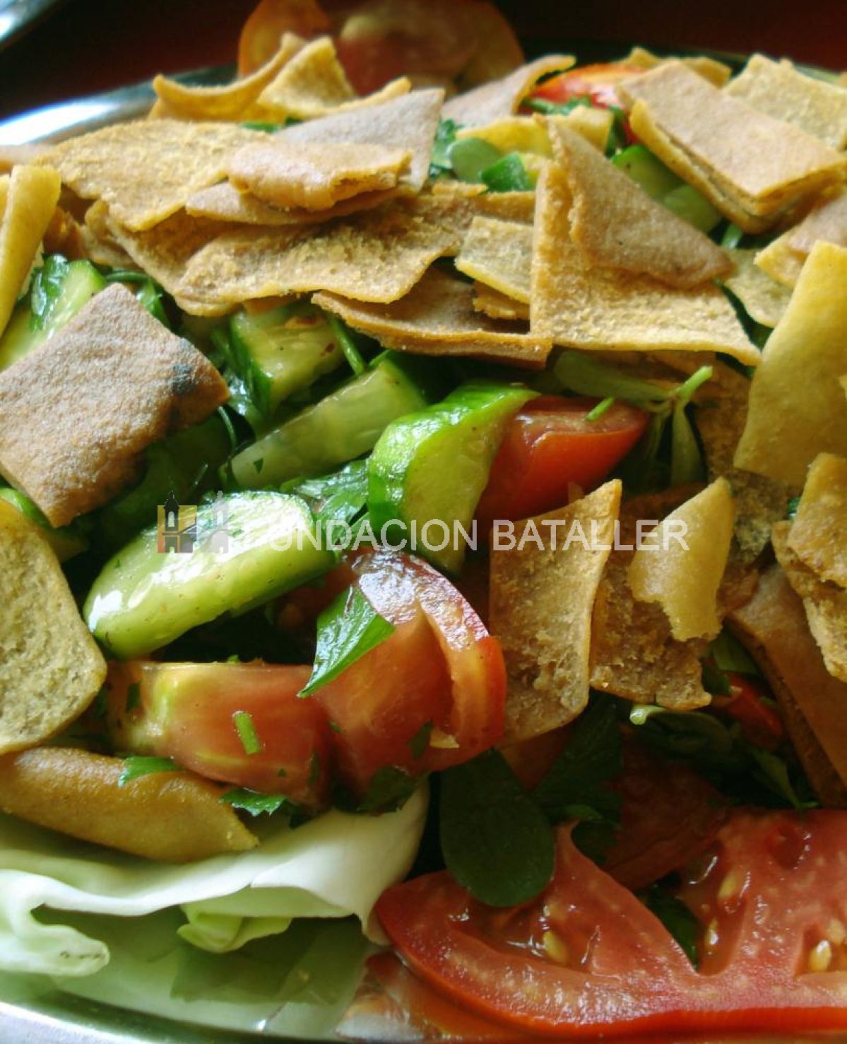Fattush (Ensalada con pan tostado)