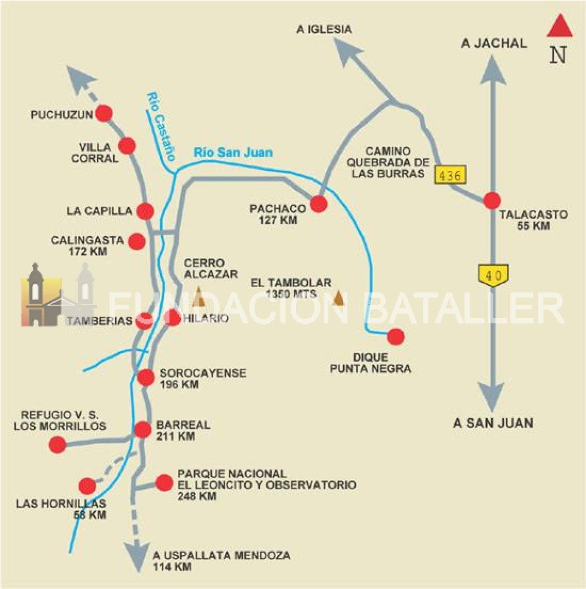 Circuito turístico del valle de Calingasta