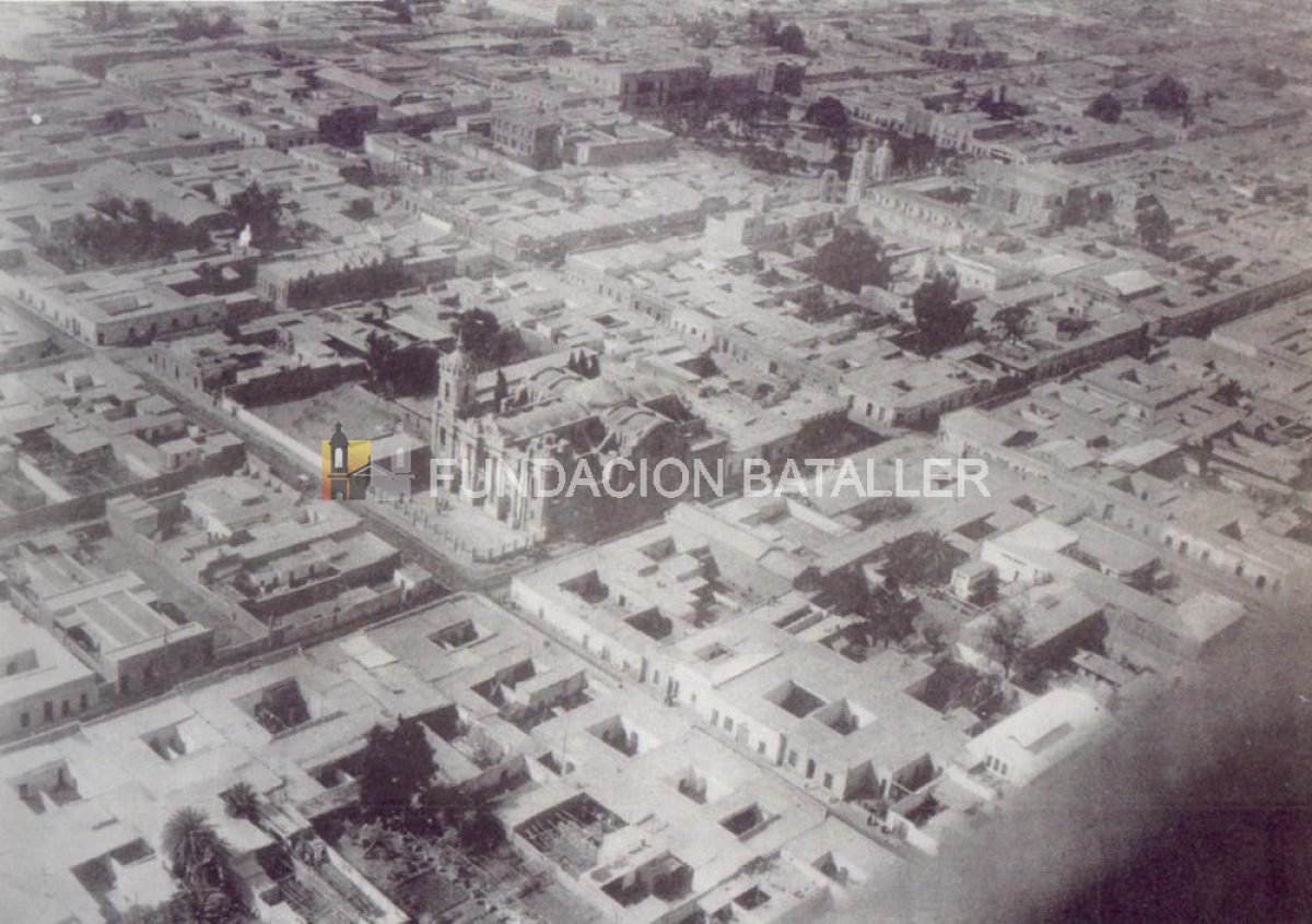 Las casas antes del terremoto