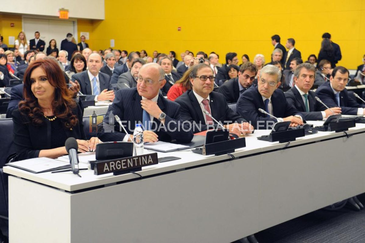 Cristina reclamó ante la ONU que vuelvan las negociaciones
